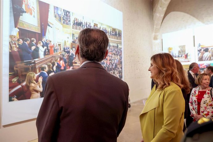 Inauguración de la muestra 'Felipe VI. Una decada de la historia de la Corona de España”