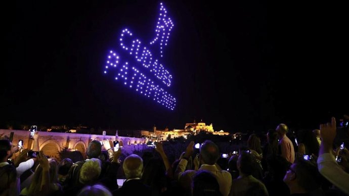 Un espectáculo de drones conmemora este sábado los 25 años de La Laguna como ciudad Patrimonio de la Humanidad