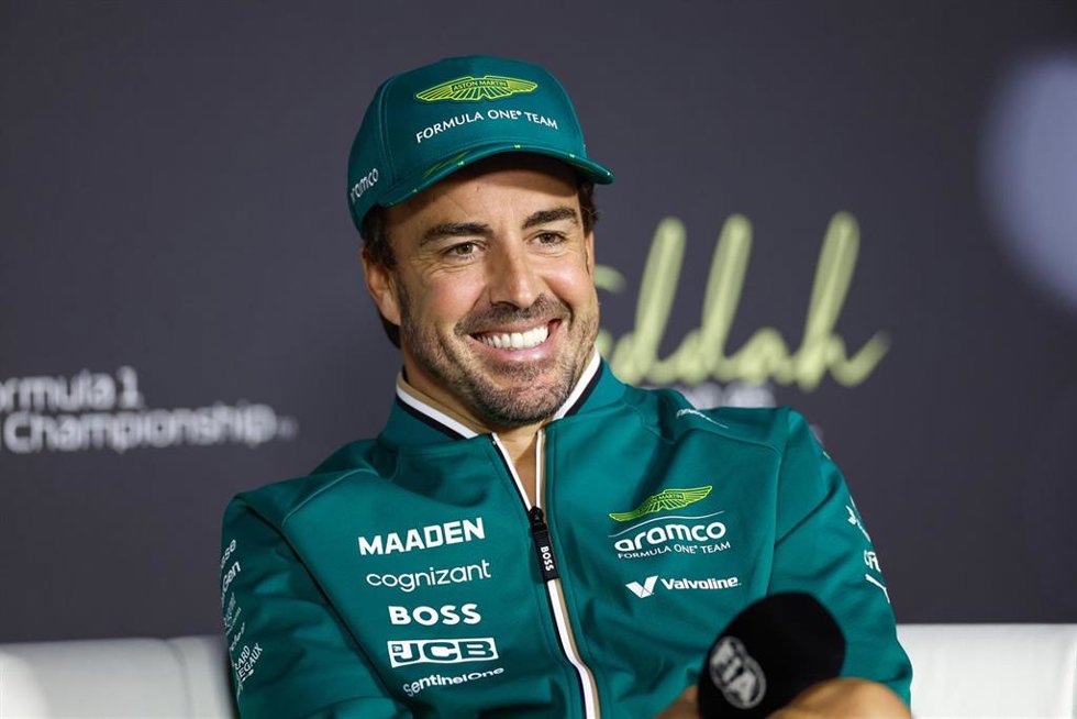 El piloto español de F1 Fernando Alonso (Aston Martin), en el GP de Arabia Saudí 2025.