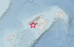 Terremoto na baía de Palma.
