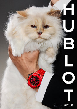 Hublot Big Bang 20th Anniversary campaign with Choupette