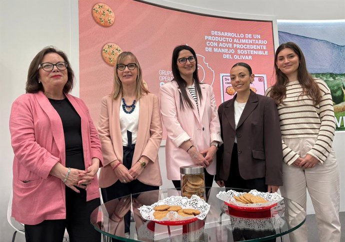 Presentación en Expoliva 2025 de la galleta fruto del proyecto Sost-Bicuit.