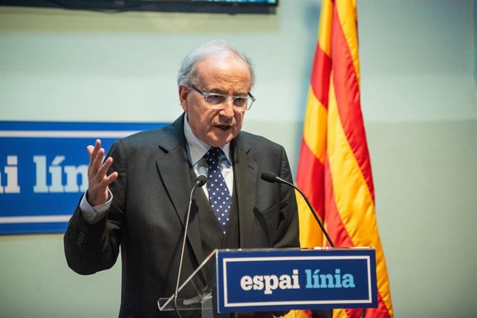 Archivo - El ganador de las elecciones a la presidencia del Consell de la República (CdRep), Jordi Domingo, ofrece una rueda de prensa, a 12 de febrero de 2025, en Barcelona, Catalunya (España). 