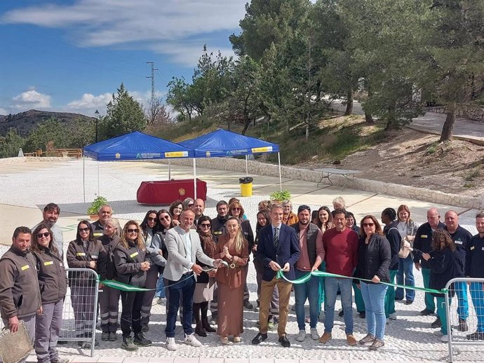 Inauguración de la explanada del Castillo de Vélez-Blanco (Almería).