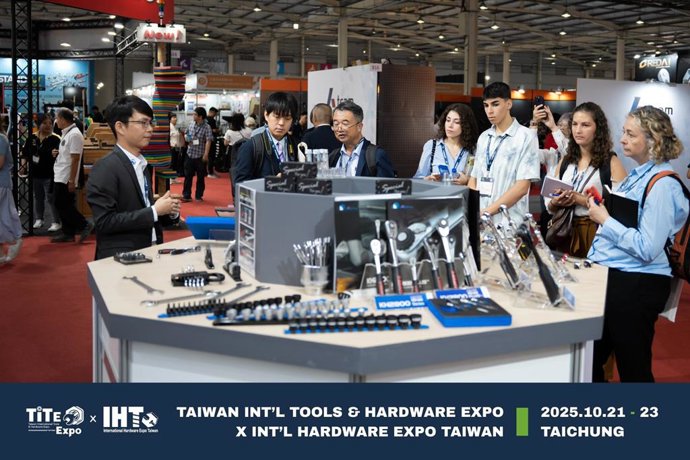 Taiwan's largest hardware show, the TiTE x IHT Taiwan International Tools & Hardware Expo, will be held from October 21-23, 2025, at the brand new TICEC Taichung International Convention & Exhibition Center.