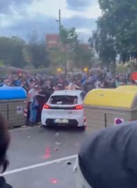 Detenida la conductora de un atropello accidental con 13 heridos no graves en el exterior del RCDE Stadium