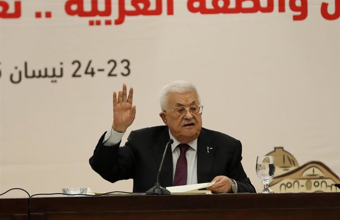 El presidente de la Autoridad Palestina y del partido Al Fatá, Mahmud Abbas