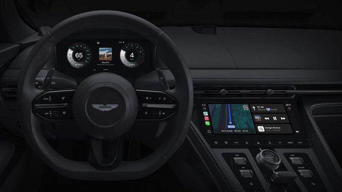 CarPlay Ultra en un vehículo Aston Martin