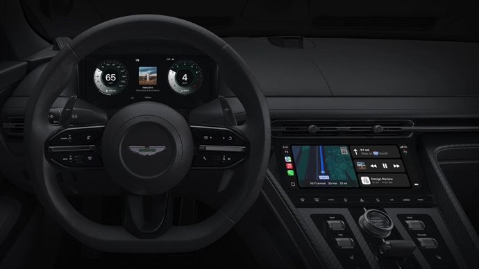CarPlay Ultra em um veículo Aston Martin