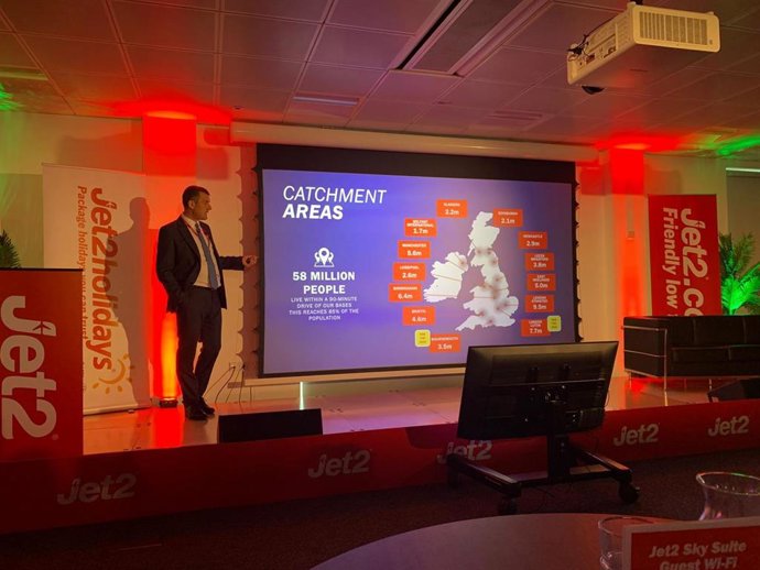 Un momento del encuentro Jet2 Destination Partner Event en Reino Unido