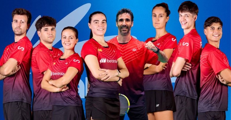 Equipo español que competirá en los Mundiales de Bádminton de 2025