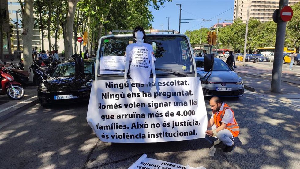 Protesta de VTC.