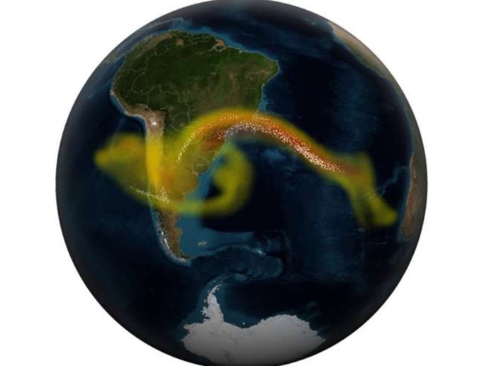 O vulcão Chaitén, no sul do Chile, entrou em erupção em 2 de maio de 2008 pela primeira vez em 9.000 anos. Os satélites da NASA que monitoram as mudanças na vegetação próxima aos vulcões poderiam ajudar a emitir avisos de erupção no início do ano.
