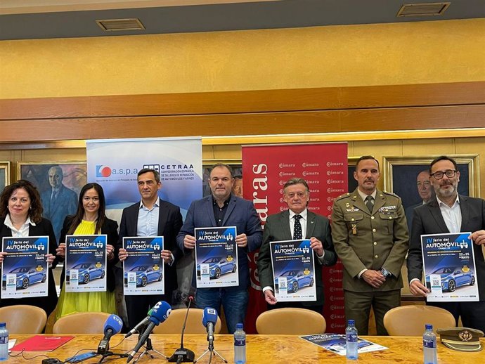 Presentación de la cuarta edición de la Feria del Automóvil 'Ciudad de Oviedo'.