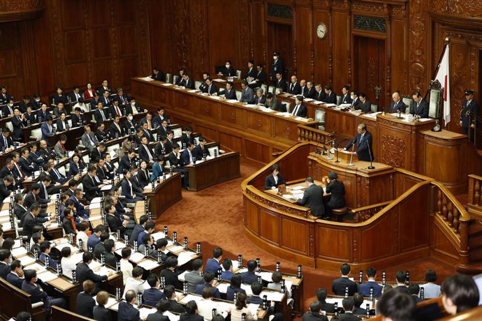 Archivo - Imagen de archivo del Parlamento de Japón 