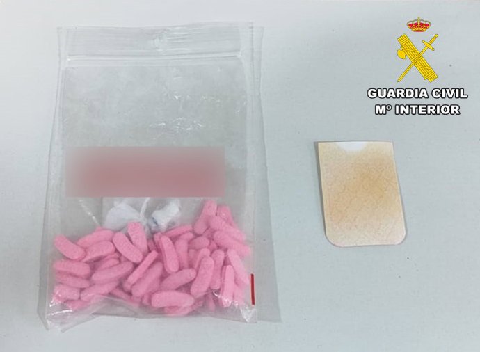 Pastillas de éxtasis intervenidas tras detener a una persona en Chinchilla de Montearagón.