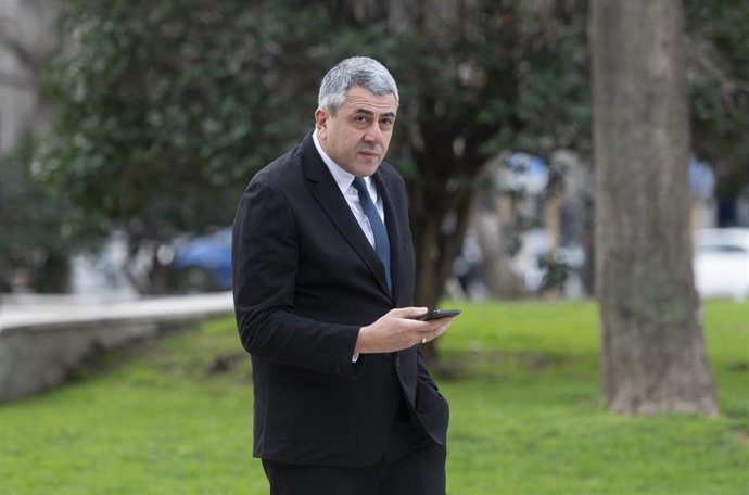 Archivo - El secretario General de la Organización Mundial del Turismo (OMT), Zurab Pololikashvili; durante su visita a la futura sede de ONU Turismo, en el Palacio de Congresos, a 22 de febrero de 2024, en Madrid (España). 
