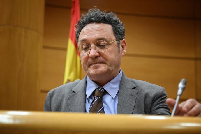 Archivo - El fiscal general del Estado, Álvaro García Ortiz, durante su comparecencia en la Comisión de Justicia, en el Senado.