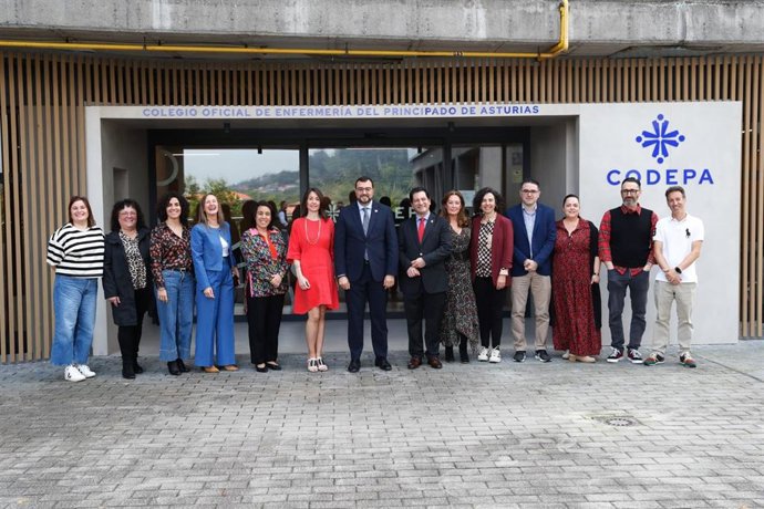 Inauguración de la nueva sede del Colegio Oficial de Enfermería del Principado (Codepa).