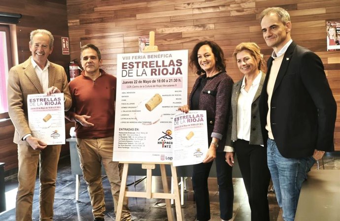18 Bodegas Participarán En El CCR En La VIII Cata Solidaria 'Estrellas De La Rioja', A Beneficio De Kaipacha Inti