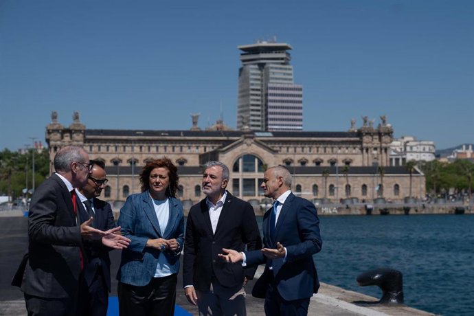Inauguración de la apertura al público del muelle de Barcelona Nord