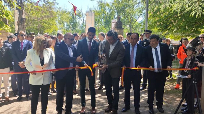 Inauguración de la 63 Feria de Muestras de Almazán (Soria).
