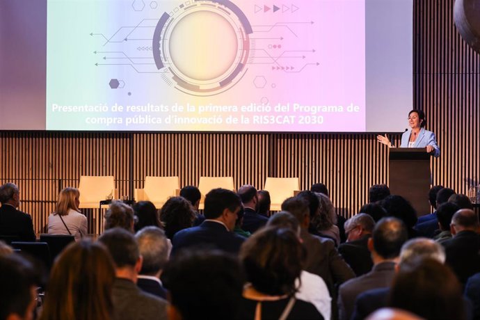 La consellera de Economía y Finanzas, Alícia Romero, durante la presentación de la primera edición del programa CPI