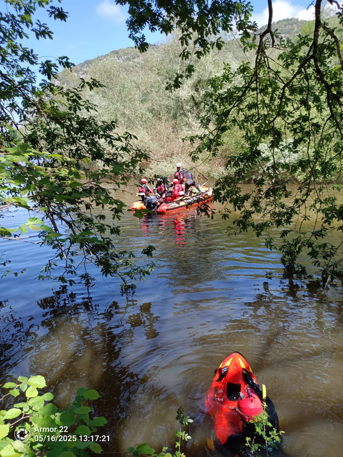 Localizado el cuerpo del pescador desaparecido en el embalse de Palombera