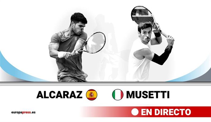 Alcaraz - Musetti, semifinales del torneo de Roma: en directo.