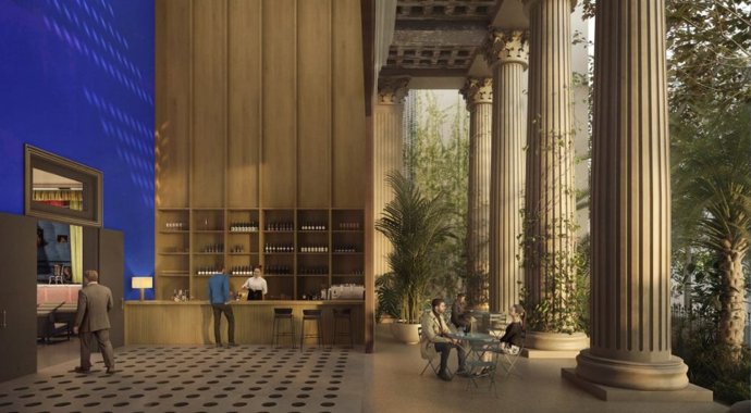 Imagen virtual de cómo quedará la rehabilitación del Taller Masriera