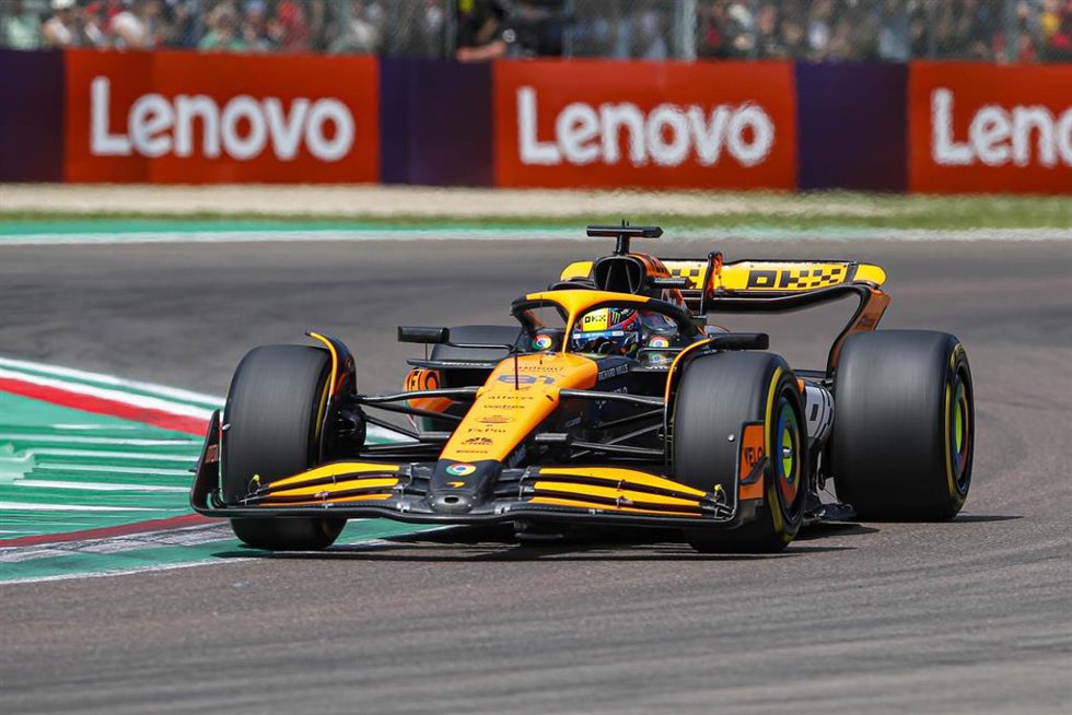 Archivo - Oscar Piastri, en el circuito de Imola.