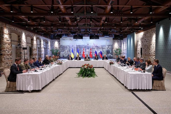 Reunion entre Rusia y Ucrania en Estambul (Turquía) 