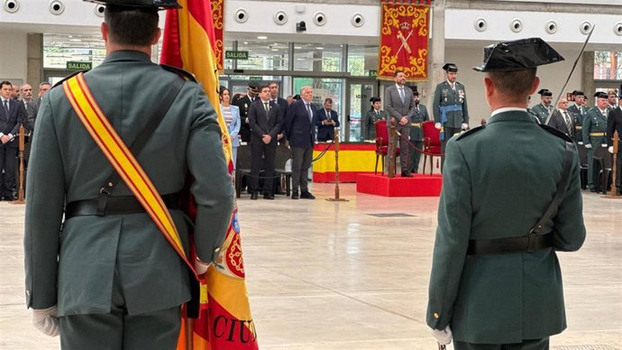 Acto en Ciudad Real por el 181 aniversario de la fundación de la Guardia Civil.