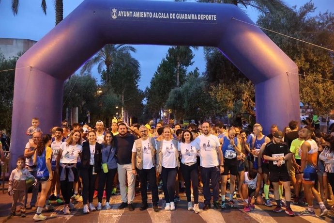 Salida de la Carrera Nocturna de Alcalá de Guadaíra, en foto de archivo.