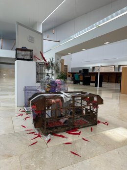 Imagen De Una De Las Exposiciones Que Acoge El Campus De Ponferrada De La Universidad De León Desde Este Viernes..