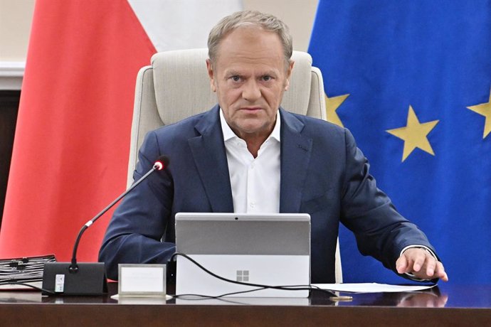 May 13, 2025, Warsaw, Warsaw, Poland: 13.05.2025 WARSZAWA..RZAD..POSIEDZENIE RZADU..RADA MINISTROW..Warsaw Chancellery of the Prime Minister 13.05.2025 Meeting of the Council of Ministers - POLISH GOVERNMENT..N/Z..DONALD TUSK..FOT DAMIAN BURZYKOWSKI / NEW