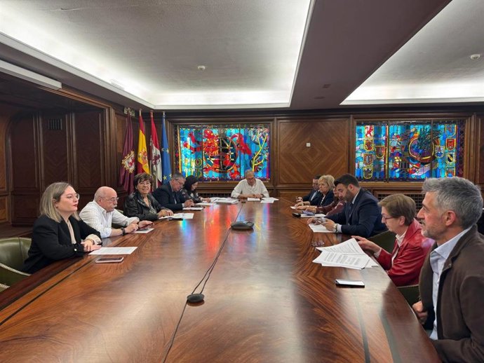 Junta de Gobierno Local celebrada este viernes en el Ayuntamiento de León.