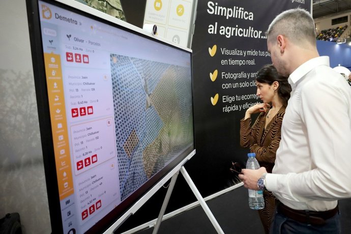 Estand de DemetrIA Agritech en Expoliva 2025.