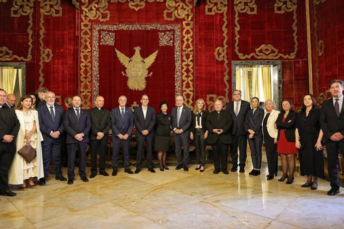 El Ayuntamiento de Málaga asiste a la recepción oficial ofrecida por la embajada de España ante el Vaticano con motivo del Jubileo de las Cofradías 2025.