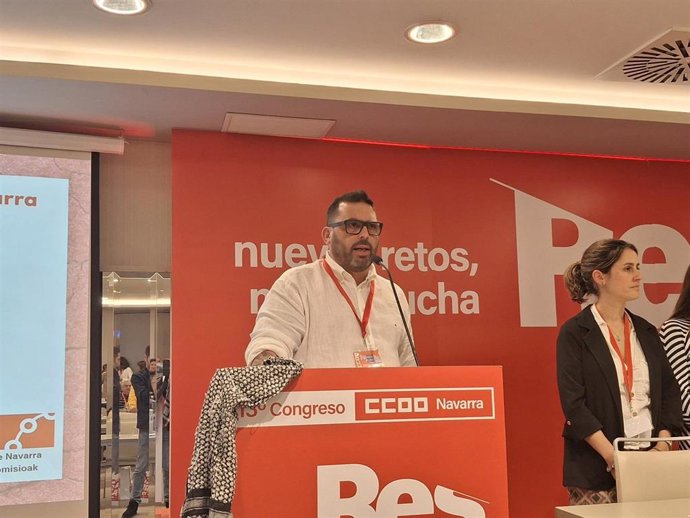 Josema Romeo, nuevo secretario general de CCOO de Navarra.
