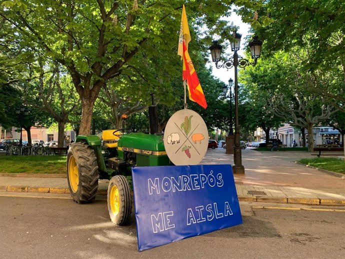 UAGA reclama la circulación de maquinaria agrícola en el puerto del Monrepós.