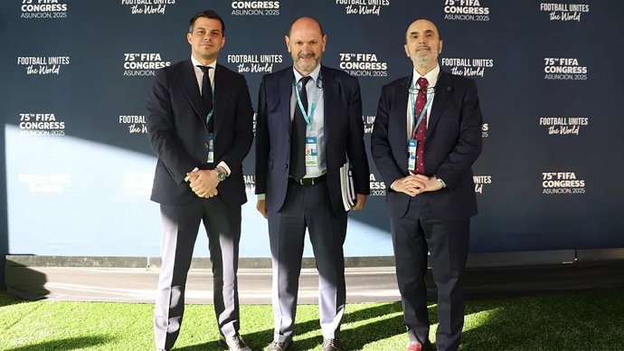 Louzán participa activamente en el 75º Congreso de la FIFA