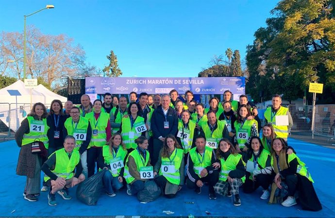 Entidades sociales que han recibido la donación de ropa deportiva de los corredores del Maratón por parte de la Fundación SAMU y Fundación Tutecho.