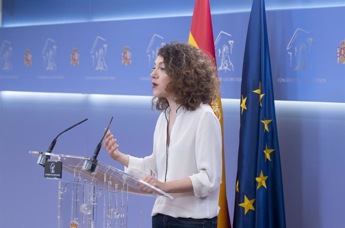 Archivo - La diputada de Sumar, Aina Vidal