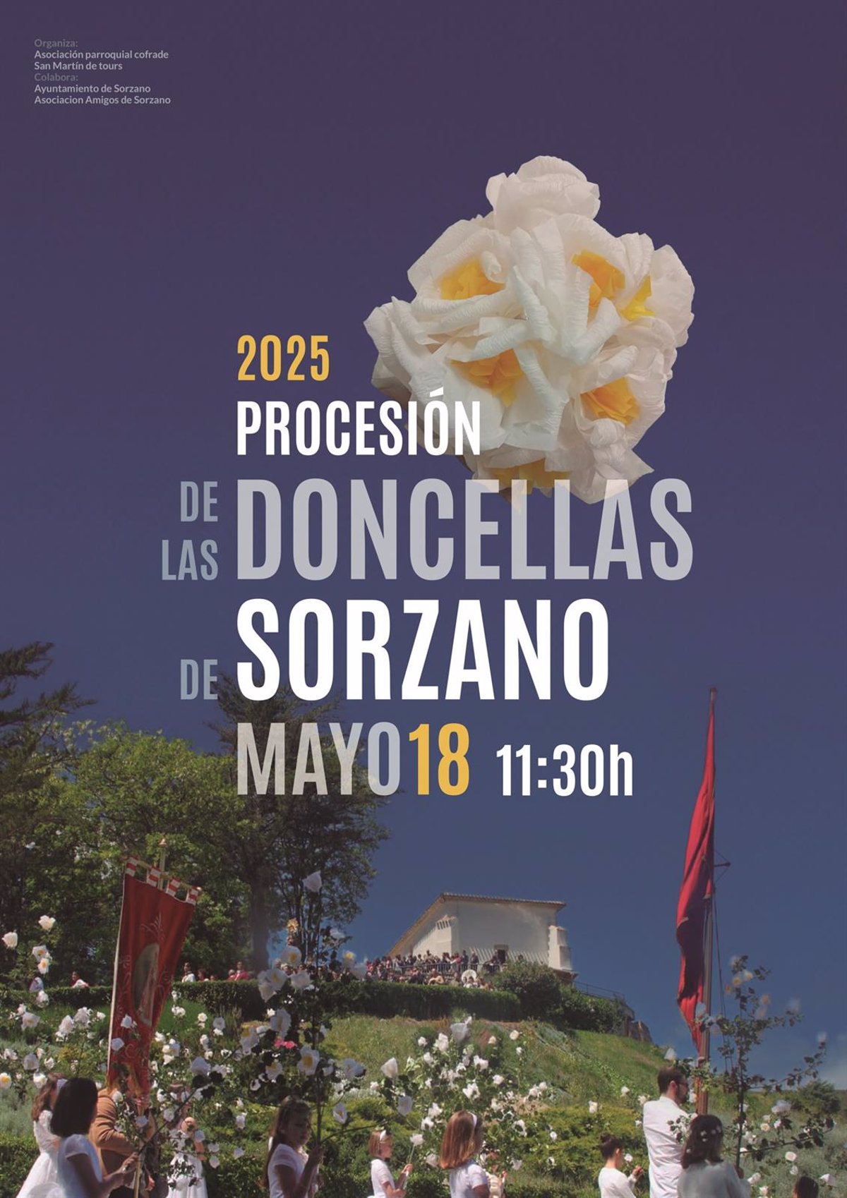 Sorzano celebra este domingo la tradicional procesión de  Las Cien Doncellas 