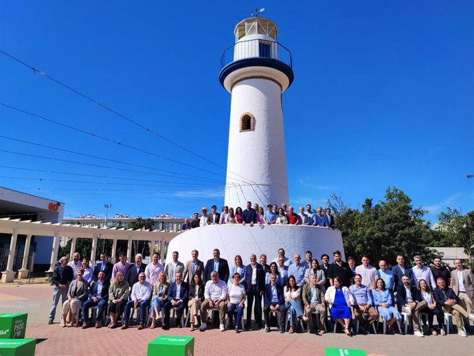 El PSOE de Málaga reúne a los secretarios generales de sus agrupaciones municipales y de distrito tras finalizar el proceso orgánico