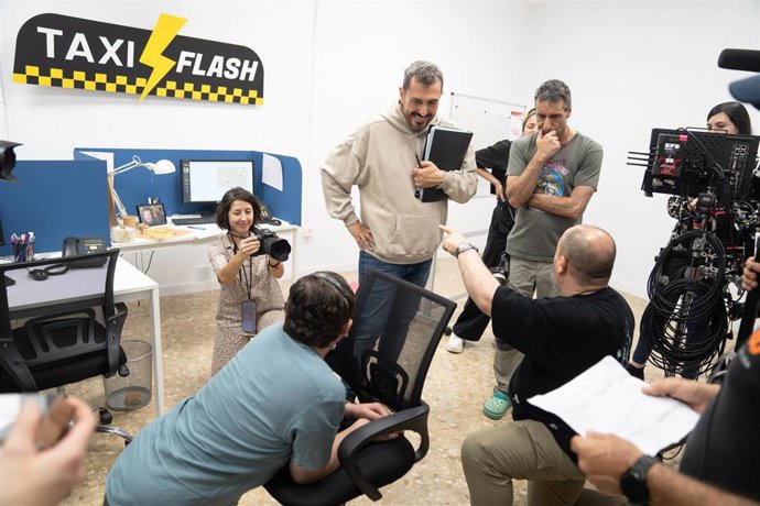 Rodaje del corto 'Interferencias' en homenaje a Kiko Medina.