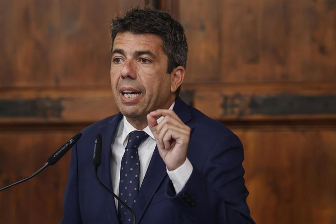 El presidente de la Generalitat Valenciana, Carlos Mazón, en una imagen de archivo