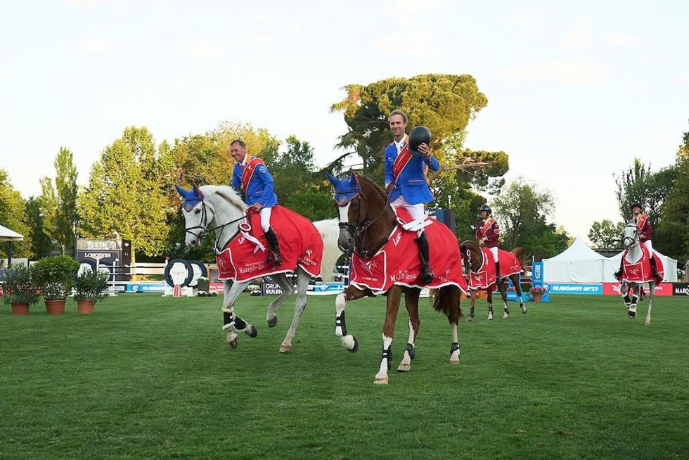 El equipo de Valkenswaard United fue el primero en la clasificación final por equipos de la sede madrileña de la Global Champions League