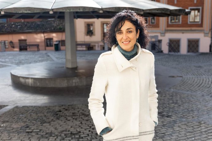 Archivo - La concejala del PSOE de Oviedo Natalia Sánchez Santa Bárbara.